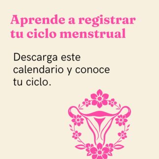 Calendario registro menstrual